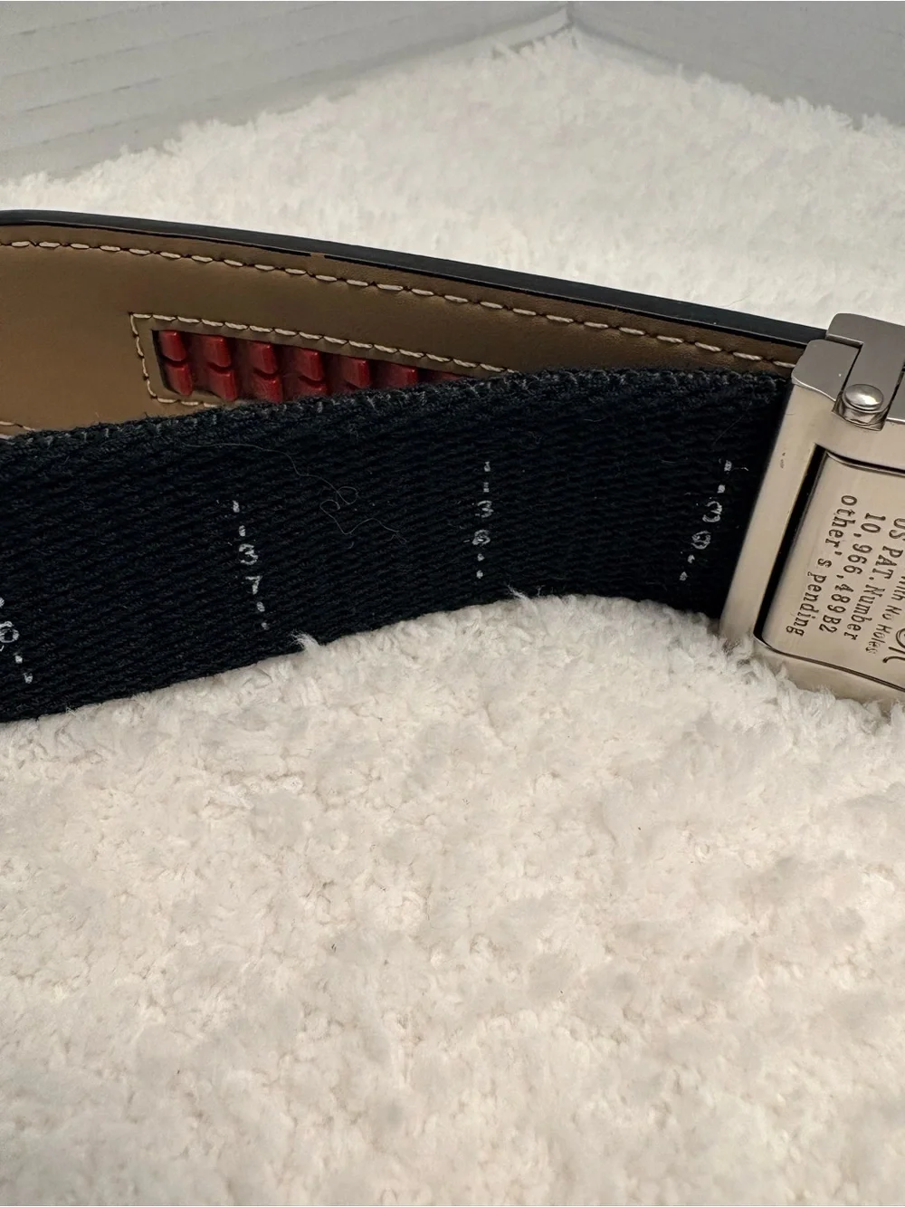 Nexbelt Men’s Ratchet Hampton Golf Tee Time Ribbon Belt Cut to 39 Inches